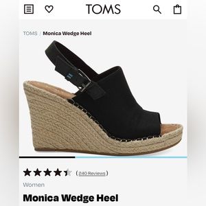 ❤️❤️ TOMS Monica Wedge Heel